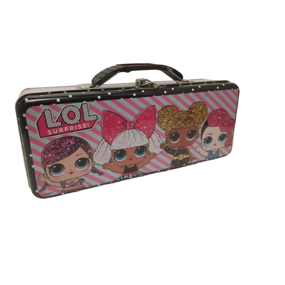 LOL Surprise Tool Tin School Supplies Pencil Case Holder MGA Entertainment